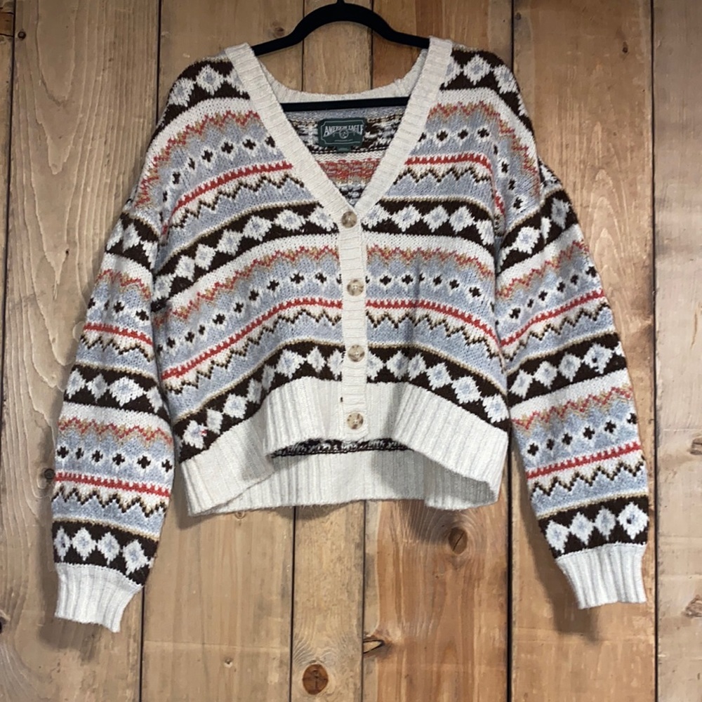 American Eagle, cropped sweater, size M